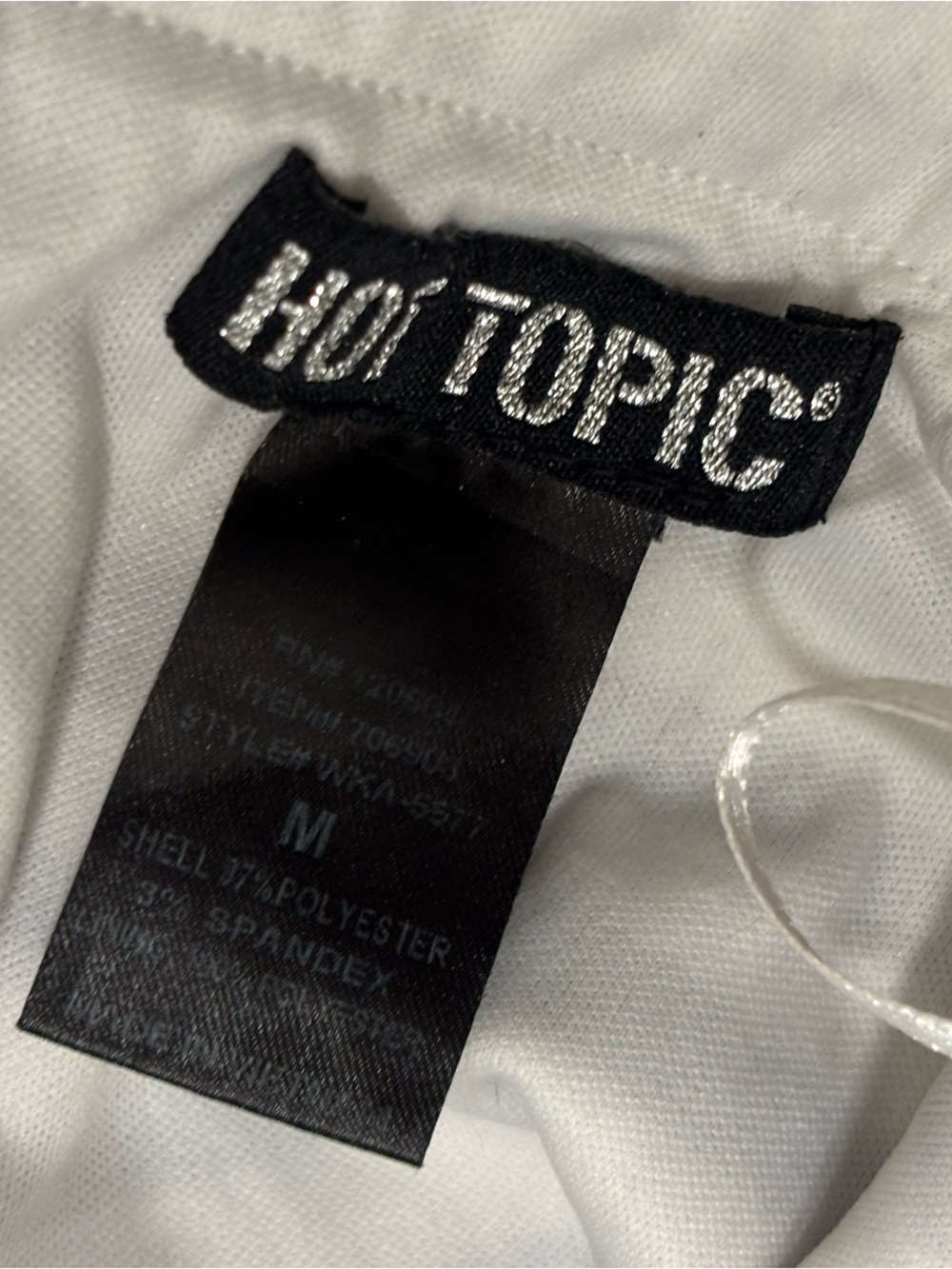 Hot Topic Strapless Striped Mini Dress Size Medium Blue & White - Picture 7 of 7